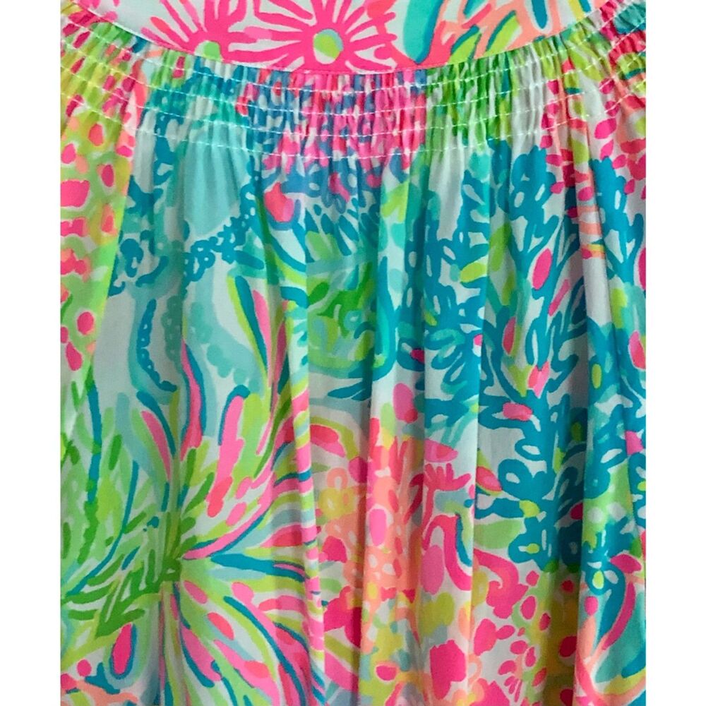 Lilly Pulitzer Elsa Silk "Lovers Coral" Top Women's Size Medium - Picture 7 of 7